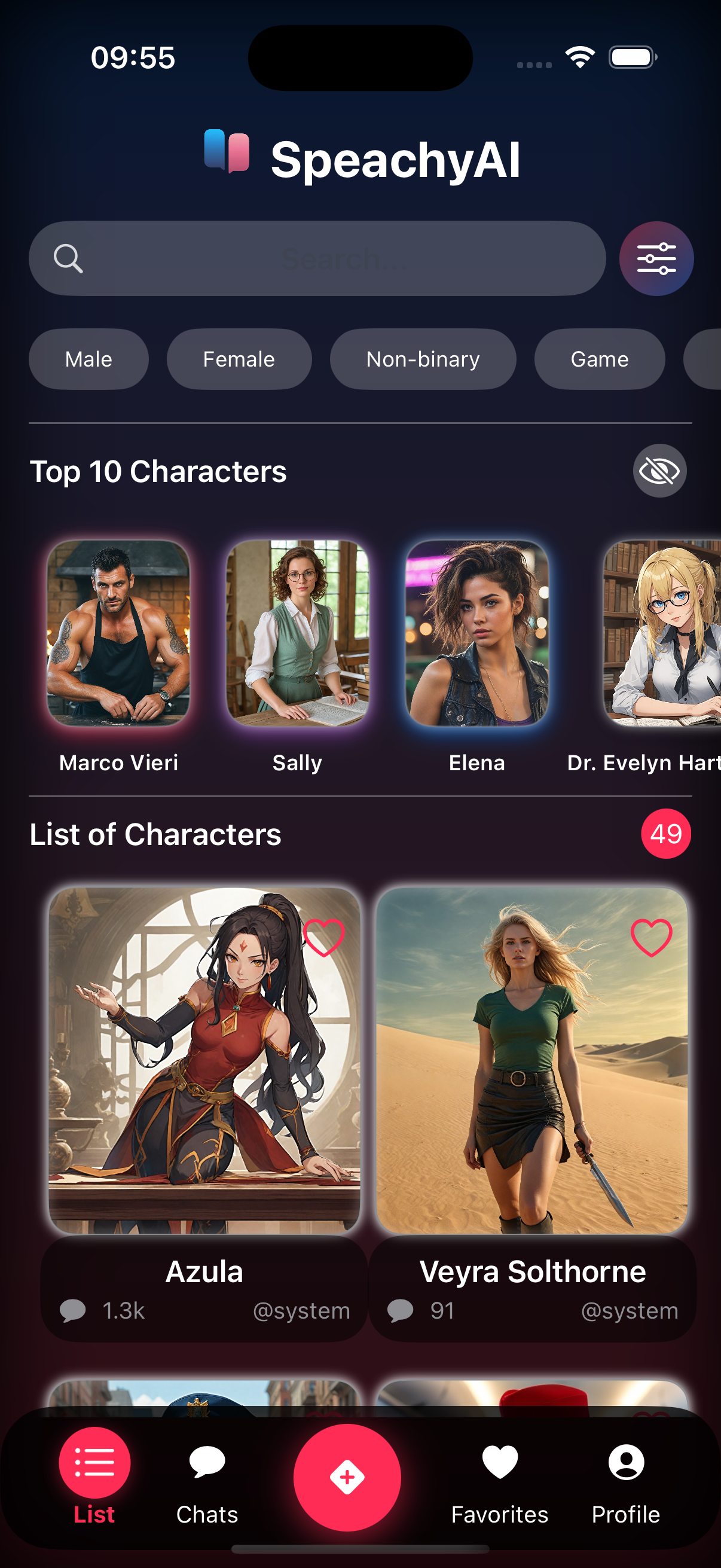 SpeachyAi App Screenshot 1
